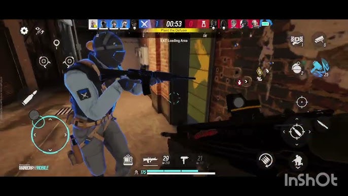 การวางกับดักและป้องกันพื้นที่ใน Rainbow Six Mobile