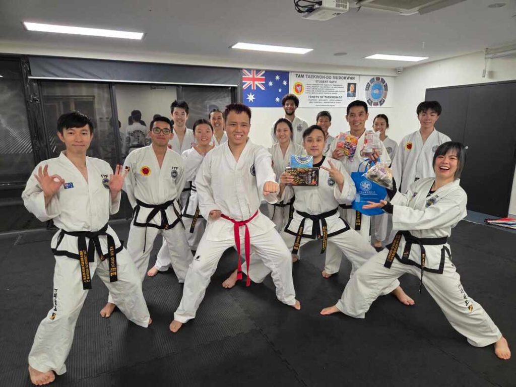 รูปแบบการฝึกเทควันโดไต้หวันที่ผสมผสานความเร็วและเทคนิค